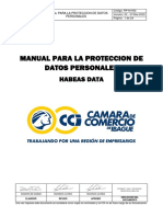 Manual para La Protección de Datos Personales