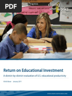 Download Return on Educational Investment by Center for American Progress SN52447057 doc pdf