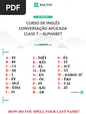 Class6 Alphabet Pdf