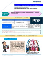 V EXPERIENCIA DE APRENDIZAJE - ACT 1 - 1° y 2° GRADO