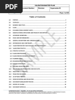 CIQA Validation Master Plan Sample Template