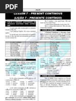 07-Lesson 7 present continuous