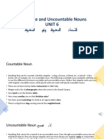 Countable and Uncountable Nouns Unit 6 ةـدودـعملـا ـرـيغـو ةـدودـعملـا ءامسلاـا