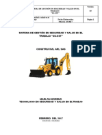 Sistema de Gestiu00d2n en Seguridad y Salud en El Trabajo Vc05022015