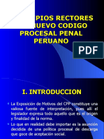 Principios Rectores del Nuevo CÃ³digo Procesal Penal Peruano