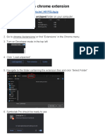 How to use this chrome extension