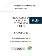 Pet 8º Ano Saxofone 3º Bimestre