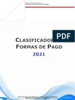 Clasificador de Formas de Pago 2021 19-10-20