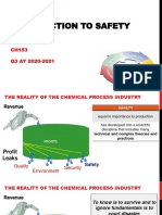 Introduction To Safety: CH153 Q3 AY 2020-2021