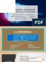 Seminario-La Memoria, Proceso de Memorizar e Involución