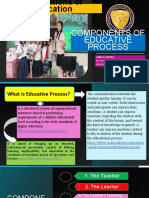 1.3 Components of The Educative Process