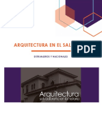 Arquitectos Salvadoreños Historia de La Arquitectura