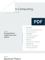 Quantum Computing: Prepared by Group NO#7