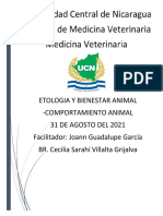 Etologia Sintesis Del Comportamiento Animal