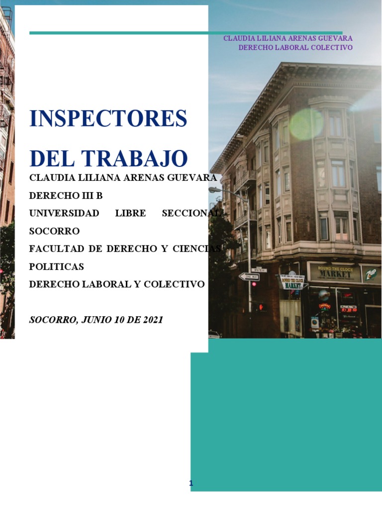 Funciones y Requisitos de Inspectores Laborales | PDF | Derecho laboral ...