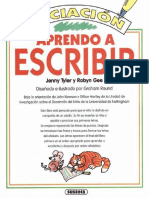 Cuaderno Iniciación Aprendo a Escribir