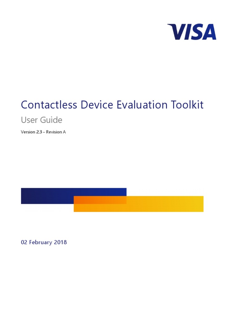CDET User Guide v2 3 | PDF | Emv | Visa Inc.
