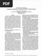 A Field Guide To Boxology: Preliminary Classification of Architectural Styles For Software Systems