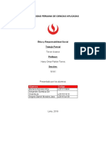 Universidad Peruana de Ciencias Aplicadas: Tercer Avance