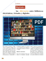Bibliotecas Digitales: Desentrañando Las Entre Bibliotecas Electrónicas, Virtuales y Digitales