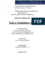 Tokyo Guidelines 2018 sobre diagnóstico y tratamiento de infecciones biliares agudas