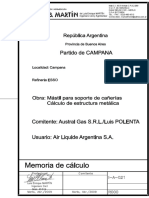 Mástil soporte para tuberías de ESSO Campana