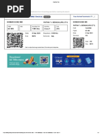 Patna To Bengaluru (T1) Kumar/Sonu MR: Boarding Pass