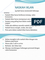 Menulis Naskah Iklan - MB Pontian