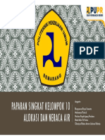 Paparan Singkat Konflik Alokasi Air PDF