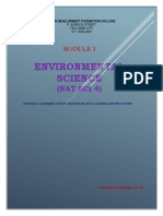 Module 1 Environmental Science