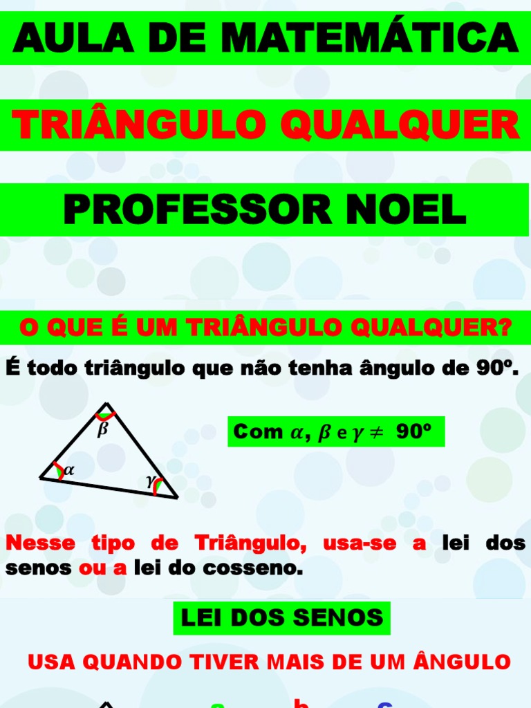 Triângulo Qualquer Pdf Triângulo Geometria Elementar
