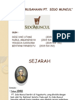 ANALISIS PERUSAHAAN PT. SIDO MUNCUL