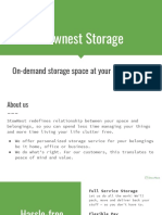 Stownest Storage: On-Demand Storage Space at Your Convenience