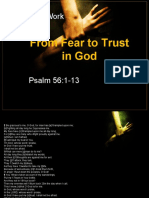 From Fear To Trust in God