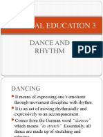 Physical Education 3: Dance and Rhythm