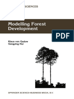 (Forestry Sciences 57) Klaus Von Gadow, Gangying Hui (Auth.) - Modelling Forest Development-Springer Netherlands (1999)