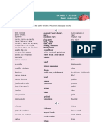 Carnes y Asadosen Inglés