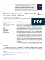 Environmental Impacts of Adobe as a Building Material the North Cyprus Traditional Building Case