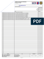 List of Shop Drawing of Pile Test P-1134 (Rev.0) (NSCR-ITD-N03-ZWD-DWG-TW-000118 000126)