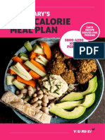 High Calorie Veganuary Meal Plan (3800-4200 kcal per day