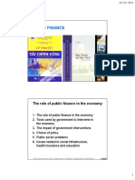 Public Finance: The Role of Public Finance in The Economy