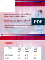 Indicators-Salts-Biochem