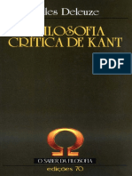 DELEUZE, Gilles. A Filosofia Crítica de Kant. in Col. O Saber Da Filosofia. Trad. Germiniano Franco. Edições 70. Lisboa, 2000