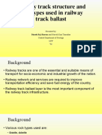 Railway Track Structure and Rock Types Used in Railway Track Ballast