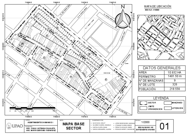 Mapa Base Sector | PDF