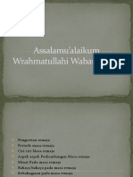 Assalamu'alaikum Wrahmatullahi Wabarakatuh