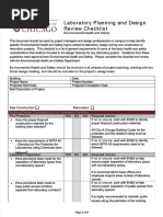 Lab Design Guide Checklist