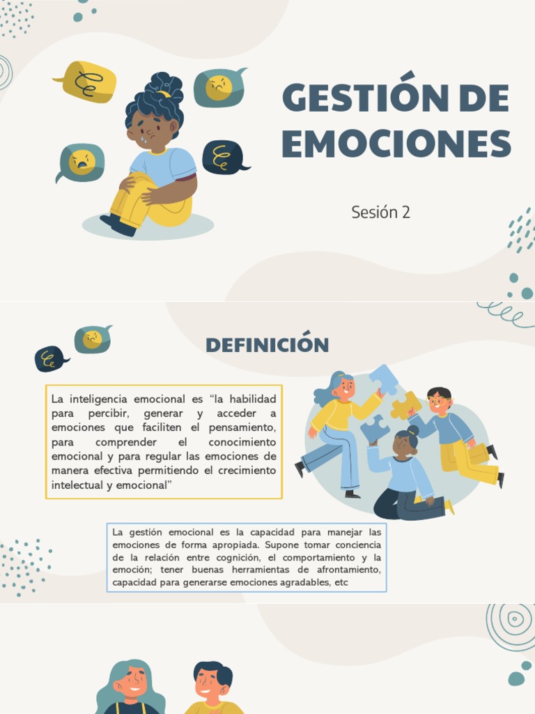 Gestión de Emociones y Relaciones | PDF | Las emociones | Empatía