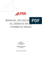 Manual de Debate en Formato WSDC