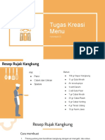 Tugas Kreasi Menu - Kelompok G